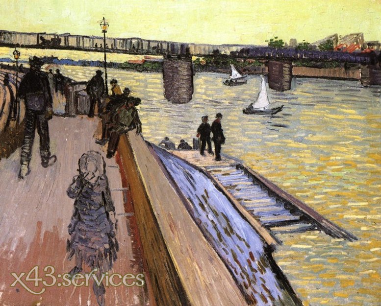 Vincent van Gogh - Die Bruecke bei Trinquetaille